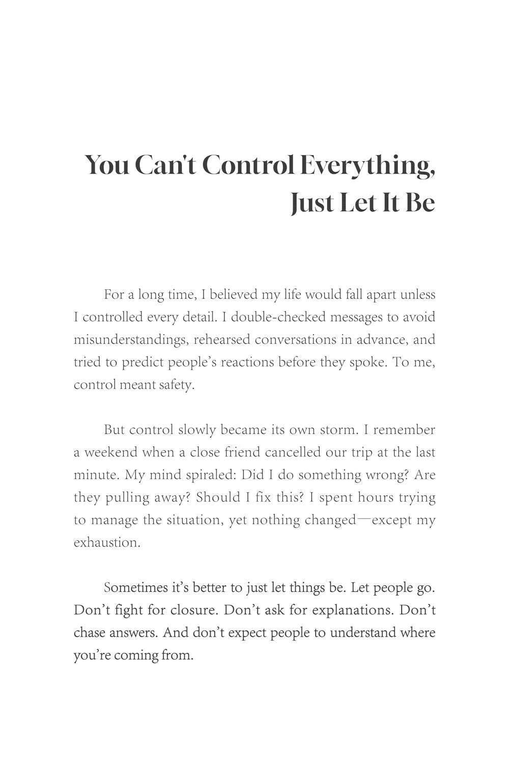 Break The Anxiety Circle